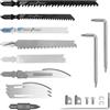 BIBURY Kit di Ricambi per Pinze Multitool BIBURY, Tagliafili, Cacciavite e Rompivetro Sostituibili, Lame Intercambiabili per Seghe, Lime e Bisturi Adatti alle Pinza Multiuso, Accessori per Multiutensili