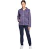 Leo Corsetteria Tuta donna invernale felpata calda per signora con zip cerniera tasche e pantaloni lunghi F.lli Campagnolo Taglia S Viola 171 8Q76284