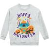 Disney Felpa di Halloween Girls Lilo e Stitch | Maglione di Halloween per i Fan dell'Abbigliamento Stitch | Grigio 5-6 Anni