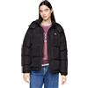 Tommy Jeans Donna Piumino Alaska Impermeabile, Nero (Black), XL