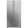 Haier HSW79F18ANMM - Frigorifero americano, 611 litri, No Frost, colore Inox, Classe energetica A