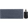 VBESTLIFE Set Mouse con Chiave Wireless, Mini Tuta Mouse Wireless Minimalista da 2,4 G, con Pellicola per Tastiera, per Computer Desktop Portatile, per L'home Office(nero)