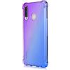 HUANGTAOLI Custodia per Huawei P30 Lite, Rinforzare la con Angoli Protettiva Silicone Colorato Bumper Cover per Huawei P30 Lite