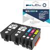 LCL Cartucce d'inchiostro Compatibile 934XL 935XL 934XLBK C2P23AE C2P24AE C2P25AE C2P26AE (2KCMY) Sostituzione per HP Officejet Pro 6830 6230 6815 6835 6812 6820 6220 6836 OfficeJet 6220 6800
