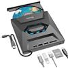 SUIDEK Unità CD esterna per laptop, USB C portatile CD/DVD +/-RW Lettore DVD per laptop con lettore di schede SD USB 3.0 Type C Hub compatibile con desktop PC Windows Linux
