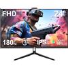 Z Z-Edge Z-Edge Monitor Gaming 24'', 180 Hz/165 Hz/144 Hz, IPS Pannello, 1080P, 1ms, FreeSync, Schermo PC Cornice Ultra Sottile, 5000:1, HDMI2.0& DP1.4, Inclinazione Regolabile, VESA 100*100mm(Cavo DP Incluso)