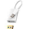 Kefiany Adattatore USB C a OTG Adapter Type Maschio USB 3.0 Femmina per Apple iPhone iPad MacBook compatibile per Samsung Tipo Cavo Adattatori Chiavetta Convertitore Android Cellulare Jack Connettore tp-USB