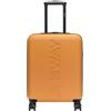 K-way K-AIR Trolley cabina rigido da viaggio, dimensioni perfette per essere trasportato in cabina. L'accessorio presenta quattro ruote per la massima libertà di movimento, due tasche con zip all'int.