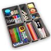 Sunshine smile Organizer Cassetti Bagno Cucina, 8 Pezzi Divisori Organizzatore Cassetti in Plastica di 3 Dimensioni, Portaposate Separatori Organizer Scrivania Contenitori per Trucchi Bagno Cucina Ufficio