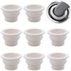 Fayemint 10 Pezzi Anello di Tenuta del Tubo di Scarico, Tappo di Tenuta Deodorante, Drenaggio Coperchio Deodorante, per Cucina, Bagno, Scarico Lavatrice