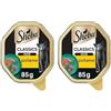 Sheba Paté Classics, Cibo per Gatto con Pollame - 22 Vaschette da 85 g, Totale: 1870 g (Confezione da 2)