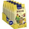 Vitakraft African, alimento per piccoli pappagalli africani, con importanti vitamine e nutrienti, in formato convenienza, senza l'aggiunta di zuccheri (5x 750g)