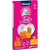 Vitakraft Snack In Gelatina al Pollo e Tacchino, 6 x 15g (Confezione da 5)