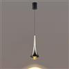 BFFGKGL Lampada a sospensione in vetro nero di metà secolo Lampada a sospensione moderna con isola della cucina Piccola lampada a sospensione Creatività nordica Personalità Lampadario da comodino Illu