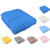 Tata Home Accappatoio con Cappuccio Unisex Adulto Uomo o Donna in Spugna di Cotone Taglia XXL Colore Avio