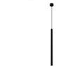 Mozeny Lampadario A Tubo Lungo Nero Lampada A Sospensione A LED in Alluminio Lampada A Sospensione per Isola da Cucina Lampada A Sospensione Regolabile in Altezza