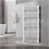 Neuhaus [NEU.Haus] Scalda Asciugamani da Parete per Bagno Radiatore Scaldasalviette ad Acqua Calda 120 x 60 cm Attacco Basso Centrale - Bianco