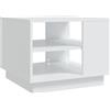 vidaXL Tavolino da Salotto Bianco 55x55x43 cm in Truciolato