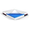 MUUN - Materasso 160x190 cm, H23 cm, SFODERABILE, in Memory Foam, Modello ALBA, per Letto Matrimoniale, Facile da Pulire, Compatibile con Struttura e Contenitore
