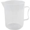 ARMYJY Brocche graduate in plastica trasparente da 5000/2000/1000/500/250 ml (1000 ml)