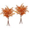 Flair Flower Foglie di quercia artificiale, 40 cm, set da 2 pezzi, foglie autunnali, rami artificiali, fiori artificiali, per mazzi, ghirlande, bouquet, decorazione autunnale, foglie autunnali, foglie di quercia