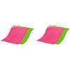 Vileda Colors housewares, 80% Poliestere, 20% Poliammide, Verde/Rosa, 2x27x30 cm, 2 unità (Confezione da 2)