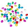 LYFJXX Cubetti di ghiaccio finti riutilizzabili per accessori fotografici, decorazioni per matrimoni, fotografie, riempitivi per vasi (diamante multicolore)