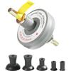 QZQUFJ 12.5 * 6.5 CM Attrezzi per Valvola a Molatura, Strumenti per Valvole, Strumento per Rettifica Valvole, Kit di Fissaggio Utensili per Lappatura Valvole, Lappatrice per Valvole Motore