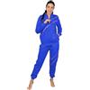 GIVOVA Tuta Femminile Intera, Completo da Donna Homewear Lungo Confortevole (IT, Testo, S, Regular, Regular, G25F Bluette-No Zip)