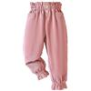 Verve Jelly Pantaloni da bambina per bambina Pantaloni invernali Pantaloni di velluto a coste Pantaloni semplici Pantaloni da jogging con tasche Rosa 110 4-5 anni