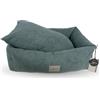 Ligo Buddy Elegance- Lettino Cuccia per cani realizzata in Italia. Cuscino materasso per Cane cuccetta completamente sfoderabile e lavabile in lavatrice. (XS/S: 50 X 60 cm, SOFT VERDE)