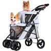 Innopet - Passeggino per cani Pet Stroller FS1770-G Double Decker di Label Ibiyaya ®