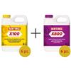Sentinel Kit Lavaggio Caldaie Sentinel X100 Inibitore 1L 6 pezzi + Sentinel X800 Pulitore 1 L 6 pezzi ,