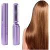 VIGOEXPRESS Mini Piastra Capelli Ricaricabile, Spazzola Lisciante Senza Fili, Portatile con Ioni Negativi, Pettine Riscaldante per Capelli da Viaggio Uomo e Donna | MINIGLAM
