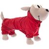 Ferribiella Spa Ferribiella Impermeabile per Cani Piuma Rosso, 25cm