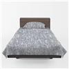osama home GUZZINI Botanical - Completo Letto Cotone Organico con Lenzuola Una Piazza e Mezza 180x280 + 1 Lenzuolo con Angoli Coprimaterasso Una Piazza e Mezza 130x200 per Materasso 30cm + 1 Federa Cuscino 50x80