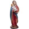 DRW Figura Madonna con Bambino in Bracci in Resina Dipinta a Mano 5x4x15 cm