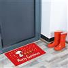 Markotex Peanuts - Snoopy Zerbino Ingresso esterno Asciugapassi (40x68 40x70 40x60) (Snow, Easy Christmas)
