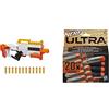 Hasbro F2017 Nerf Dorado Blaster Motorizzato, Retrocarica Rapida, 12 Dardi & Nerf Ultra - Confezione Da 20 Dardi