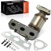 Frankberg Convertitore Catalitico Compatibile con Fabia II 542 1.2 Ibiza IV SportCoupé 6J1 6P5 1.2 Polo 9A 9N 1.2 12V Fabia II Combi 545 1.2 R.o.o.m.s.t.e.r 5J7 1.2 Replace# 03D131701E,03E253020KX