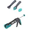 wolfcraft Bundle of wolfcraft MG 200 - pistola per silicone I 4352000 I Pistola standard con extra comfort + wolfcraft Set Rinnovo delle fughe, 4 pz. I 4334000