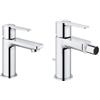 Grohe 23791001 Miscelatore Monocomando Lavabo, Cromo, XS + 33848001 Miscelatore Monocomando per Lavabo, Cromo, S