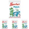 Sperlari - Caramelle Dure Polaris, Gusto Menta Piperita Piemontese E Menta Glaciale, Senza Glutine, 200 Grammo (Confezione da 4)