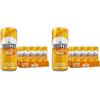 Bacardi BREEZER Arancia alcoliche aromatizzate all'arancia, pronte da bere, lattine alcoliche premiscelate, 4% ABV, 12 x 25cl / 250ml (Confezione da 2)