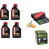 FAR KIT TAGLIANDO CANDELA FILTRI + OLIO MOTORE COMPATIBILE CON Suzuki DL 650 A V-Strom ABS 2012 2016