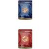Applaws Bundle of Applaws Alimento per Gatti Umido 100% Naturale Filetto di Tonno e Orata in Brodo per Gatti Adulti + Pacchetto di Sgombro con Gamberetti del Pacifico in Brodo - Buste da 48 x 70g
