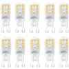 WULUN Lampadina LED G9 da 3 W, 300 lm, bianco caldo 3000 K, ricambio per lampadina alogena da 20 W-30 W, attacco G9, nessun sfarfallio, non dimmerabile, per lampadari, plafoniere, lampade da parete