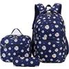 SIVENKE Zaino Ragazze per Scuola Elementare Media Superiore Zaini Ragazza 3 Pezzi con Borsa Termica Astucci Matite Borsa Scuola Ragazzi Zainetti Set per Bambini Zaini Scolastici per PC Portatili