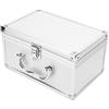 Orenic Cassetta degli Attrezzi Portatile in Lega di Alluminio con Rivestimento in Spugna, Scatola Per Strumentazione con Vetrina 230x150x125 Mm, Elegante Scatola Porta Attrezzi, Organizer Robusto E Le