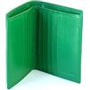 BEDETTI Elegante Portafoglio da Uomo in Pelle con Apertura a Libro e Portacarte Integrato (Verde)